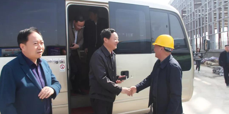 Yu Wei, Deputy Mayor of Luohe City, came to investigate